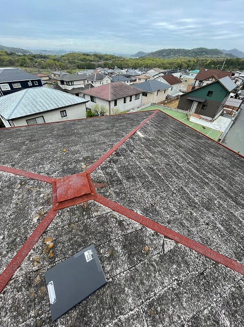 兵庫県加古川市上荘町　屋根工事　調査